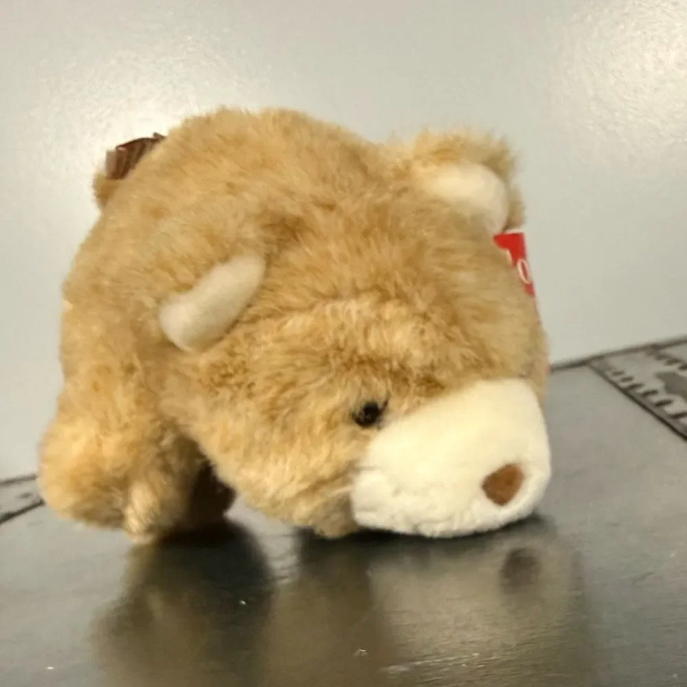 Gund Vintage Snuff Bear Plush Stuffed Animal  Brown 7”  Tags